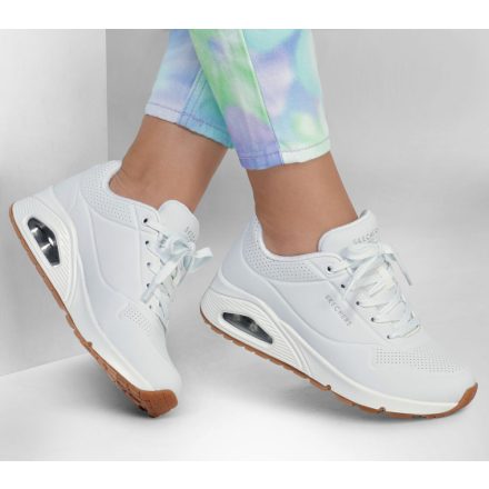 Skechers Uno Stand On Air női cipő - fehér - 36