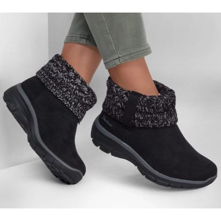 Skechers Easy Going-Cozy weather női bokacsizma-fekete-35