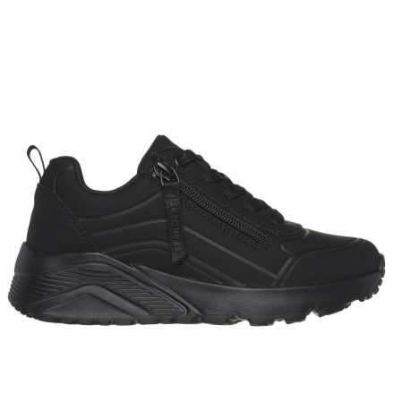 Skechers Uno Lite Easy Zip junior utcai cipő - fekete - 33