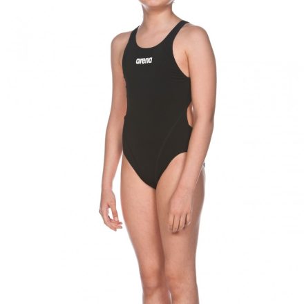 Arena Solid Swim Tech junior leány úszódressz - fekete - 152