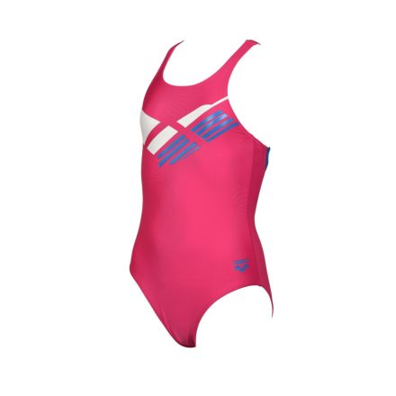 Arena Girls Swimsuit V Back Logo - leány junior úszódressz -