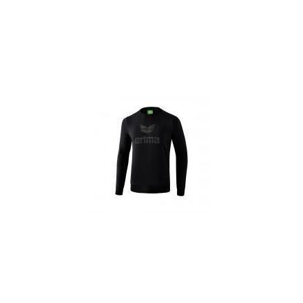 Essential sweatshirt férfi pamut pulóver fekete S