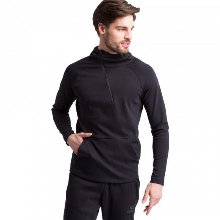 Essential hoody - pamut férfi pulóver - fekete - XL