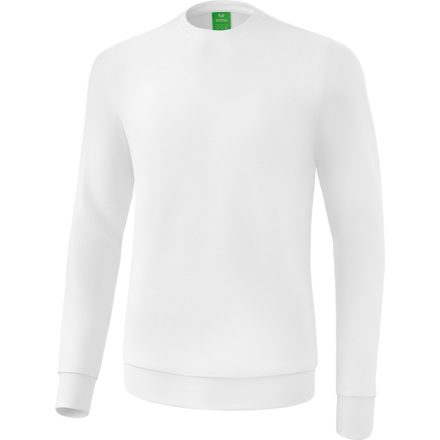 sweatshirt férfi pamut pulóver fehér L