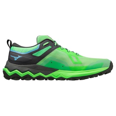 Mizuno Wave Ibuki 4 terepfutó cipő - neon zöld/fekete 43