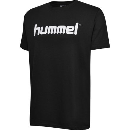 Hummel Go Cotton Logo fekete férfi póló S méret