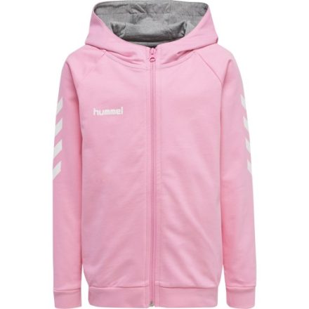 go cotton kids zip hoodie pink 140