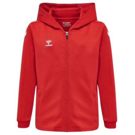 Hummel Core XK poly zip hood kids - piros - 164