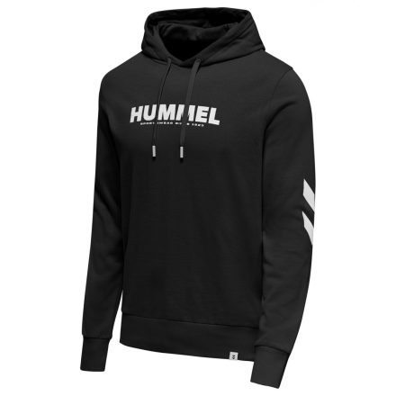 Hummel Legacy Logo Hoodie unisex csuklyás pulóver-fekete-XS