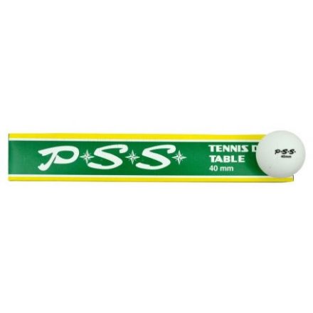 6 db-os kiszerelésű, 40 mm-es fehér ping-pong labda készlet