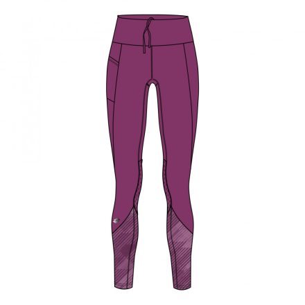 Lotto Running-női hosszú futó leggings - lila - XS